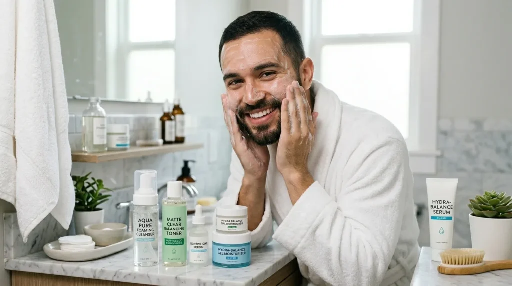 skincare routine for oily skin