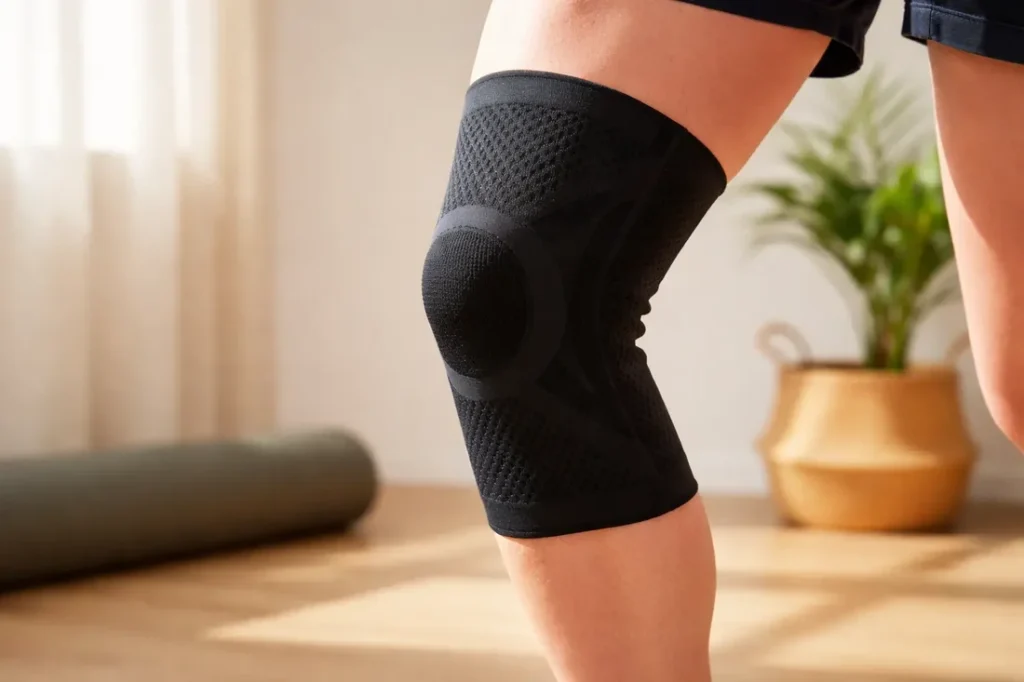 hinged knee brace