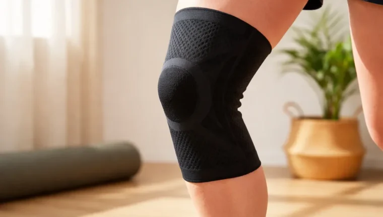 hinged knee brace